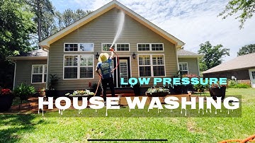 How to Pressure Wash a Home with Low Pressure | Soft Wash 101 for Beginners