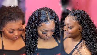 Curly Lace Frontal Sew In Step by Step Ft. DSOAR HAIR