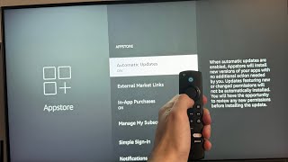 Amazon Fire TV Stick: How to Turn On/Off Automatic App Updates Tutorial! (For Beginners)