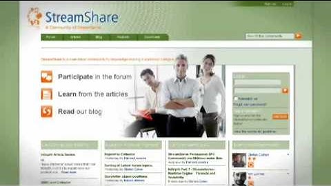 StreamServe StreamShare Document Management Community Tour