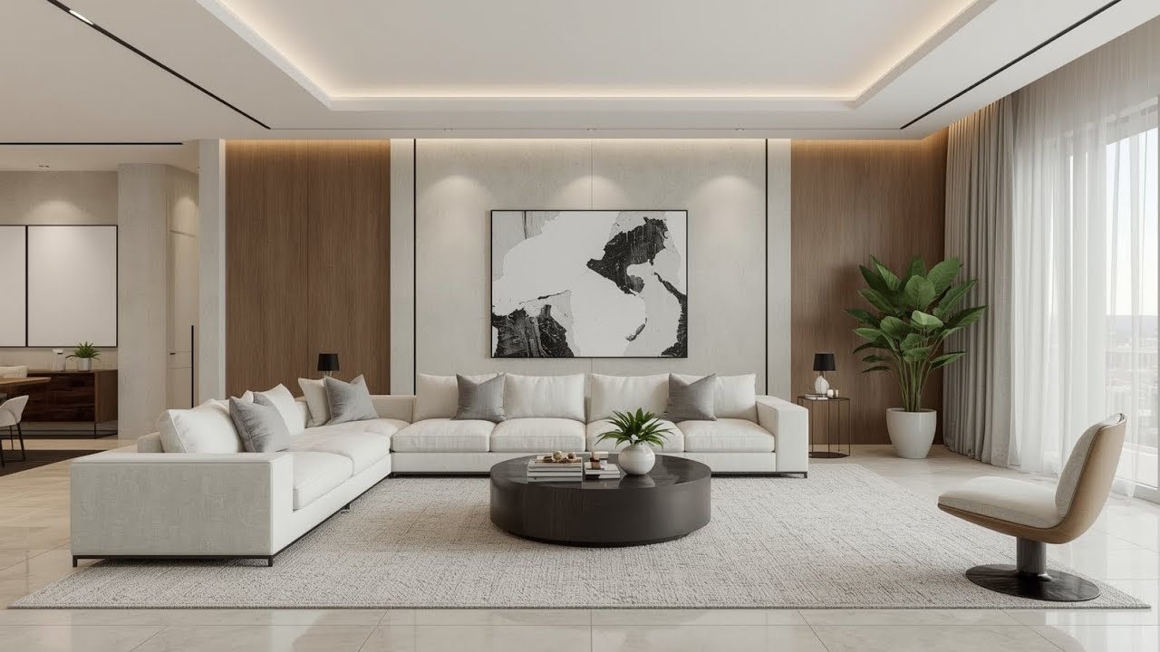 Luxurious Minimalist Living Room Interior Designs | Modern Elegant Home Inspiration