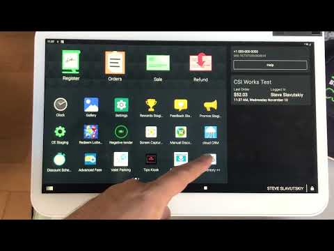 Adding a payment tender to a clover POS system Demo by CSI Works
