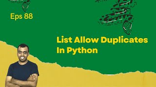 List Allow Duplicates In Python #88 #lingarajtechhub