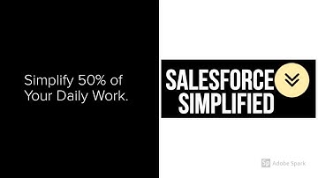 Salesforce Simplified Introduction