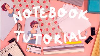 HOW TO MAKE NOTEBOOKS TUTORIAL | Different Cutting Methods, Materials I use & Detailed Step-by-Step