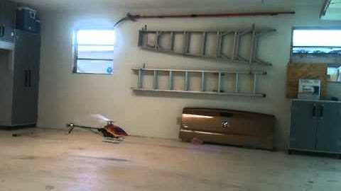 Trex 500 w/ar7200bx, maiden test hover