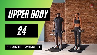 Full Upper body workout ➡ Dumbbell Upper Body Workout VIDEO: 43