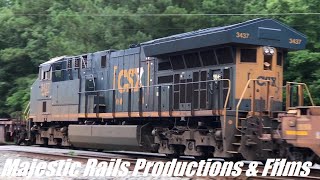 CSXT 947 ES44AH Leads I031-11 SB Past Cargill In Fay NC W/3437 ET44AH Mid Train W/A Short Train