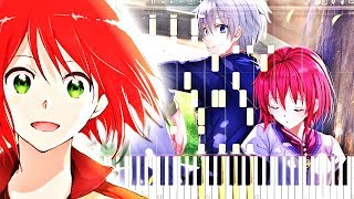 Akagami no Shirayuki-hime Season 2 OP『Sono Koe ga Chizu Nara』Piano Tutorial『赤髪の白雪姫』ピアノ