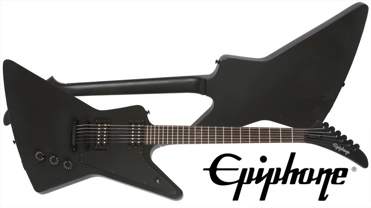 EPIPHONE GOTHIC 1958 EXPLORER - Guitar Demo - YouTube