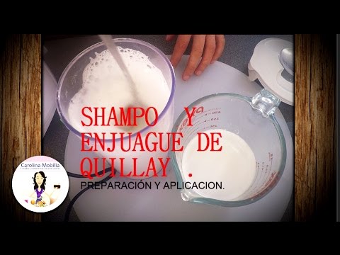 Shampoo y enjuague quillay