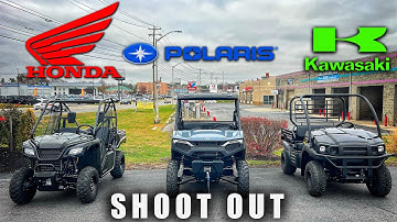 Side by Side Comparison - Honda Pioneer - Polaris Ranger 500 - Kawasaki Mule