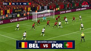 17 Oct, 2026 | Belgium vs Portugal | UEFA Nations League 2026 ft. Ronaldo | FC26 Gameplay 4K 60fps