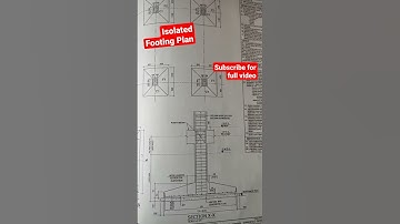 Isolated Footing Plan | Isolated Footing  | Steel Details of isolated footing | Engineering guru
