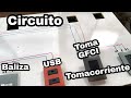 CIRCUITO DE ALIMENTADORES USB Y TOMACORRIENTES. Instalación teórica