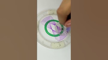 ASMR Art Therapy | Mesmerizing Spirograph Creations #asmr #art #spirograph #shorts #2025 #usa