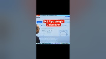 m.s. Circular Pipe weight calculator in kg | How to Calculate Pipe Weight? | #short #reels #mspipe