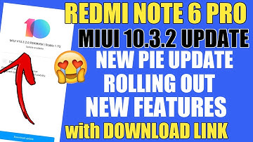 Redmi Note 6 Pro Pie Stable Update MIUI 10.3.2.0  Rolling Out😍New Features  of 1.7gb |dark mode