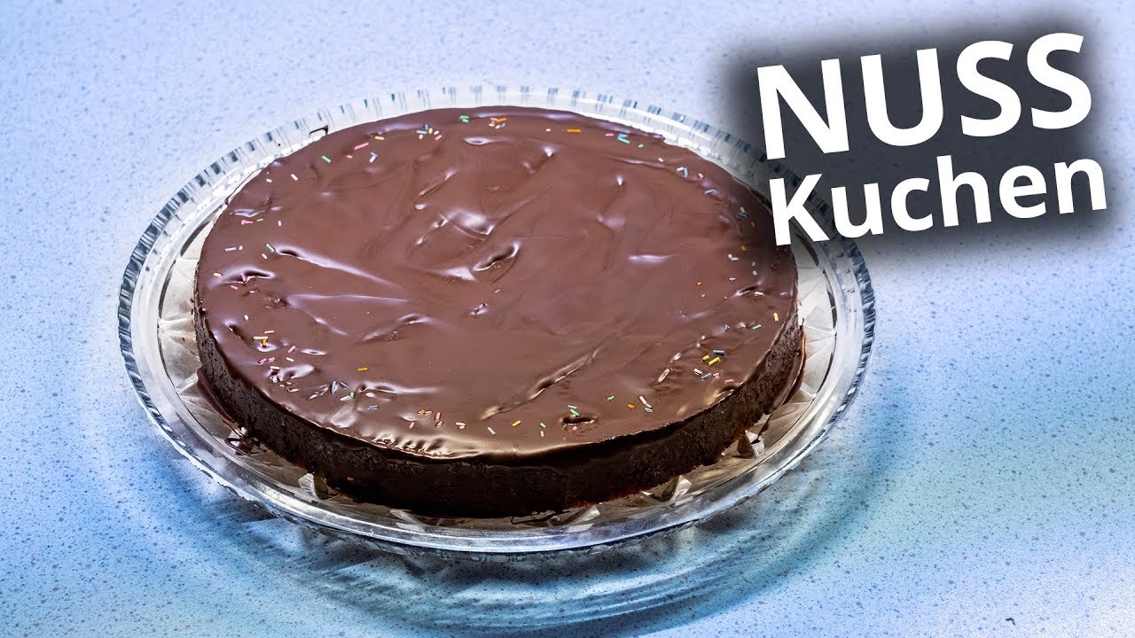 saftiger Nusskuchen ohne Mehl - Glutenfrei - YouTube