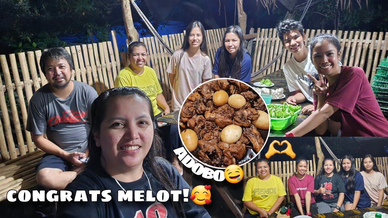 Congrats @melot5980  | Nagluto ng Chicken Adobo | Masarap na Hapunan sa Palaisdaan