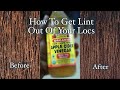 ACV Wash on Sisterlocks | how to get lint and product build up out of your locs