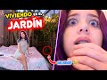 24 HORAS ACAMPANDO EN EL JARDÍN! NOCHE DE TERROR! | Leyla Star 💫