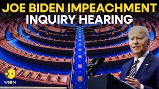US News LIVE: US House panel holds first Biden impeachment inquiry hearing | Joe Biden LIVE | WION