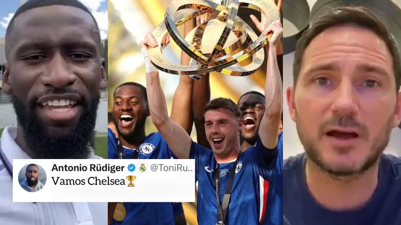 Famous Reactions Chelsea Win The Club World Cup Trophy Beating PSG 3-0 In The Final