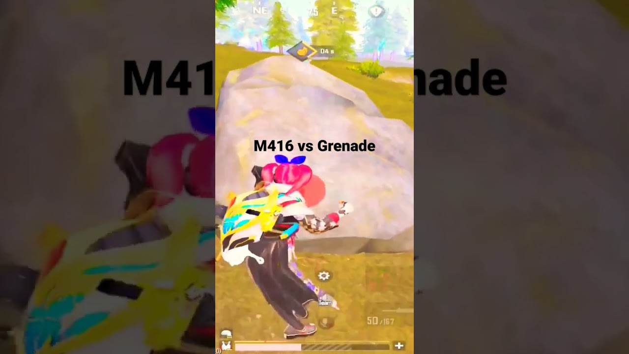 IQ 999 M416 vs Grenade 🔥🔥🔥🔥