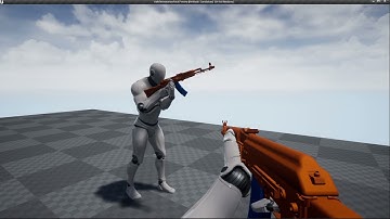 UE4 AK Rifle Character Animation Pack First & Third Person