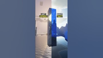 🧊 Minecraft Shaders: Shrimple or SEUS PTGI? #shorts