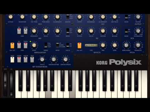 Korg iPolysix - "Magique" (Drum and Bass)