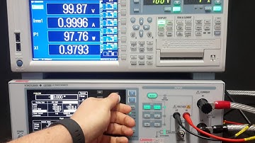 The Yokogawa LS3300 AC Power Calibrator