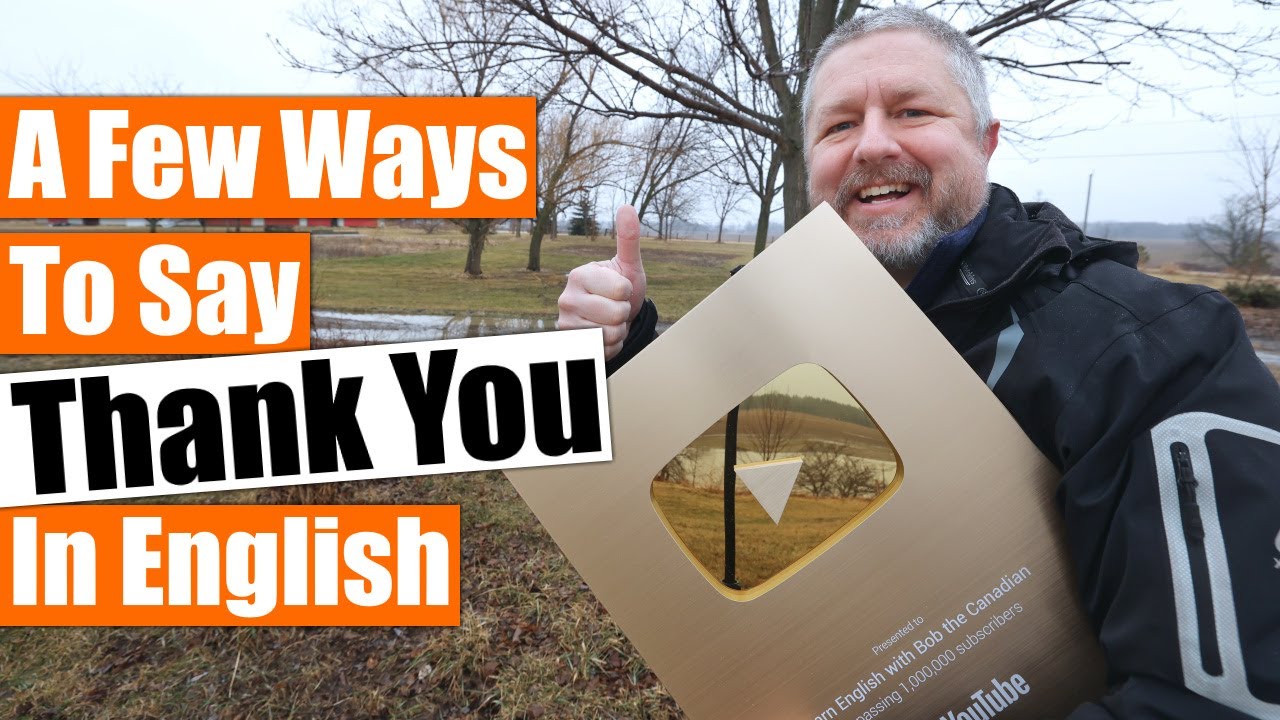 A Few Ways To Say THANK YOU In English - YouTube