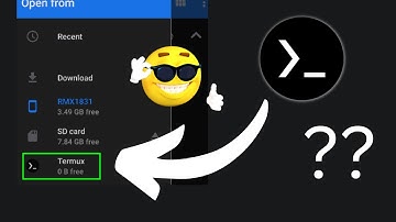 See Termux File and Folders in your File manager - termux file directory