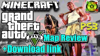 MINECRAFT - PS3 - GTA5 GRAND THEFT AUTO  MAP REVIEW + DOWNLOAD LINK ( PS4 ) screenshot 3