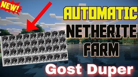 Minecraft 1.19+ Automatic NETHERITE DUPER Tutorial EASY ANCIENT DEBRIS! (GHOST DUPER)