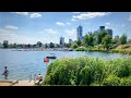 Vienna Walk in 22nd District, Donaustadt, Street Walk & Old Danube (Alte Donau) | 4K HDR | ASMR