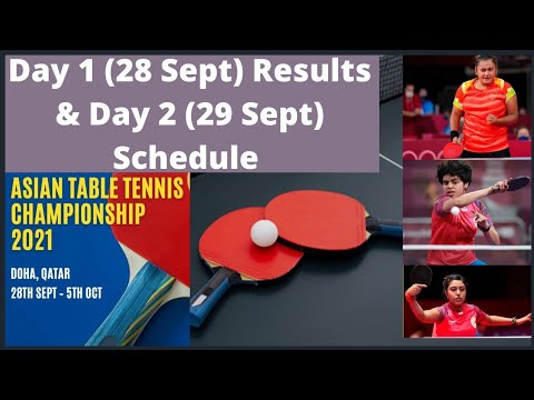 Table tennis schedule and results