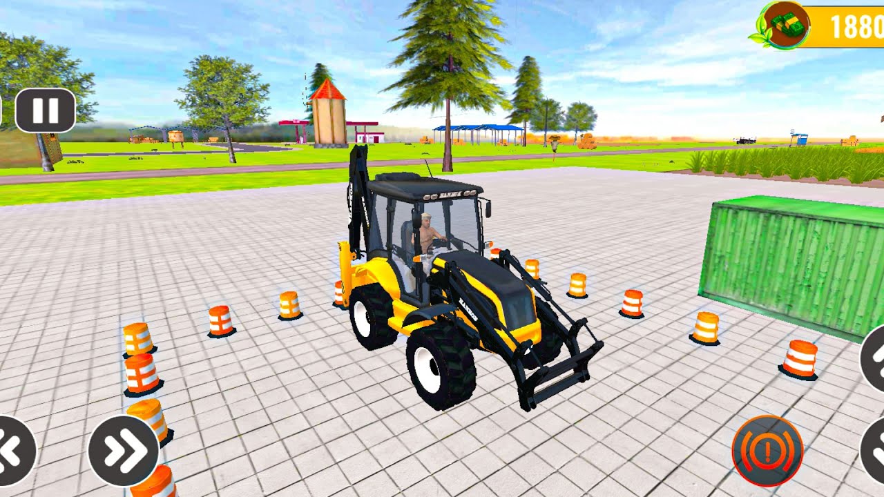 Jcb driving malayalam // Village jcb excavator sim // Android gameplay