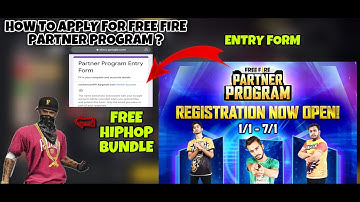 HOW TO APPLY FREE FIRE PARTNER PROGRAM ?  || PARTNER PROGRAM OPEN FOR ALL || FULLY EXPLAINED FF PP