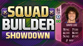 FIFA 18 SQUAD BUILDER SHOWDOWN!!! POSITION CHANGED DAVID LUIZ!!! CDM FUTTIES David Luiz