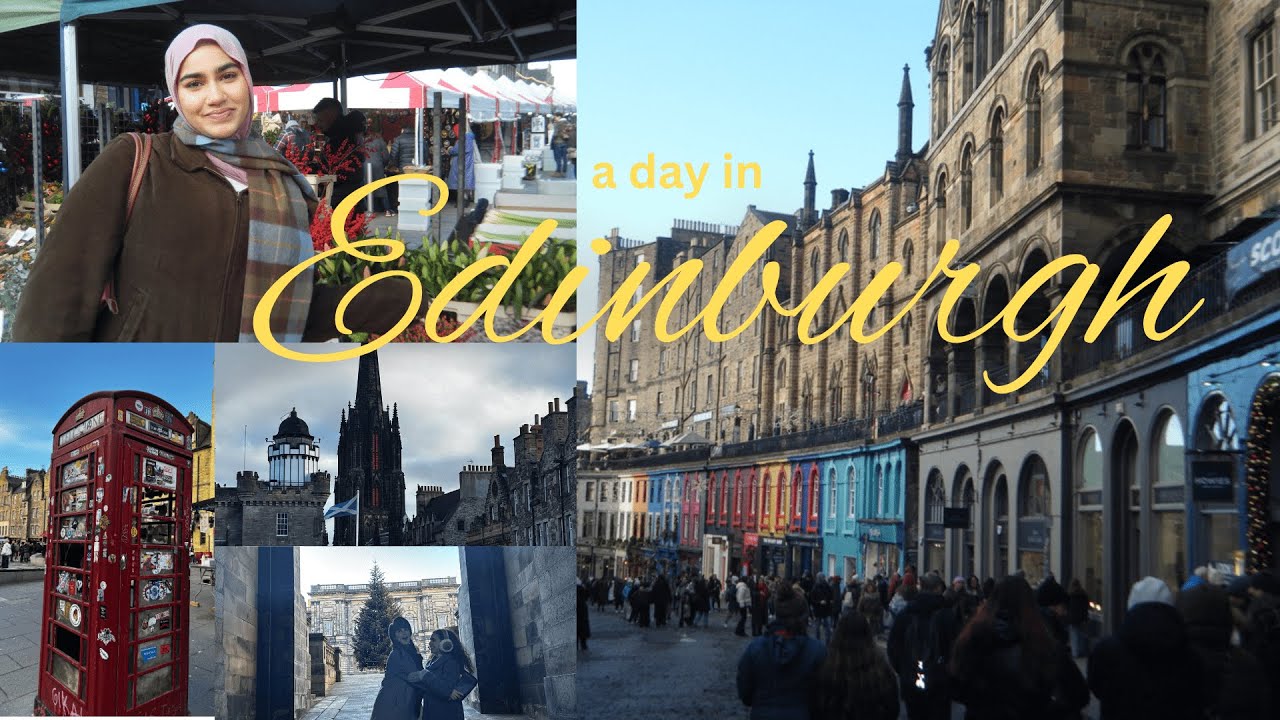 a day in Edinburgh during the holidays