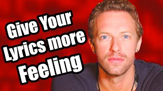 HOW TO GIVE YOUR LYRICS MORE FEELING(60 second songwriting lesson)