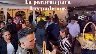 Así entregaron la Paracua a los padrinos de confirmación tradiciones purépecha