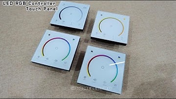 86 Type Semi-Circle Touch Panel RGB LED Controller | RGB Panel Controller @AP-M303 #panel #RGB