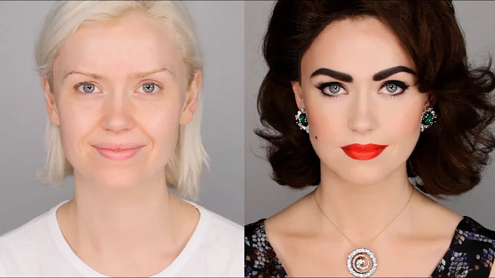 Elizabeth Taylor Inspired Makeup Tutorial #FacePai...