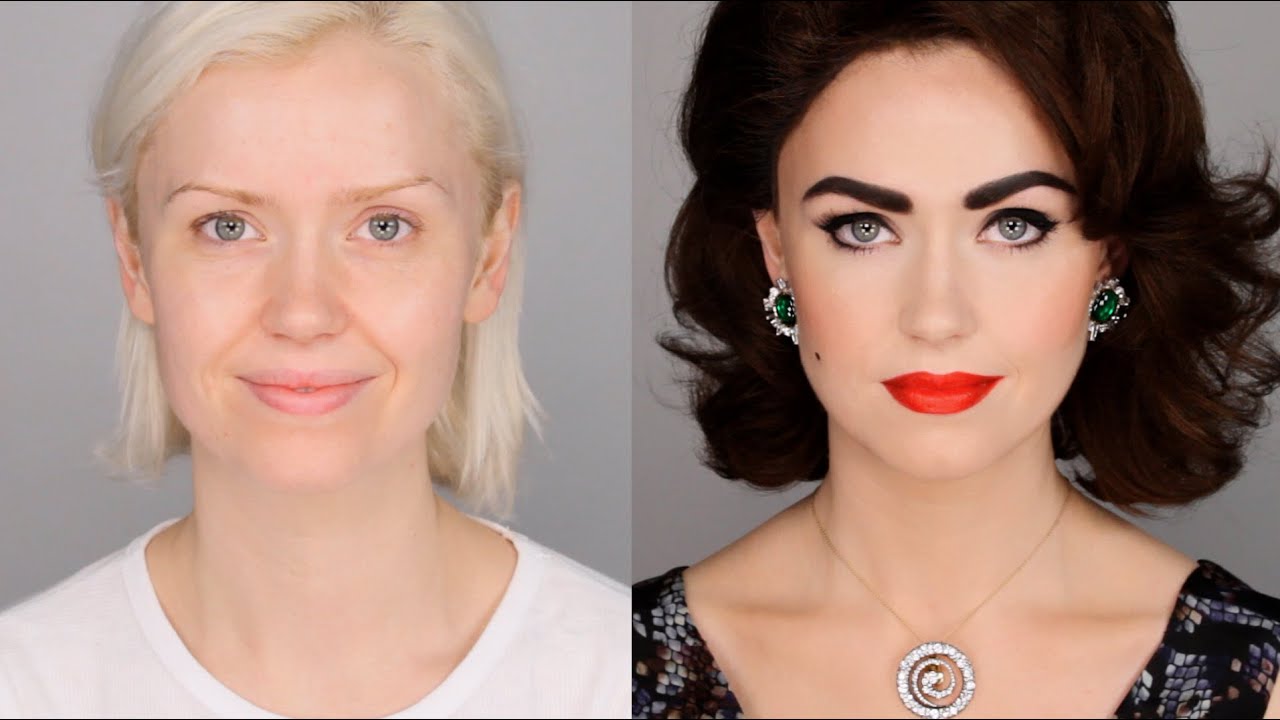 Elizabeth Taylor Inspired Makeup Tutorial FacePaintBook YouTube