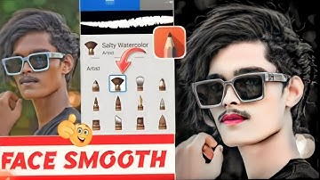 HDR Face smooth new tricks skin whitening face smooth photo editing || Autodesk sketchbook