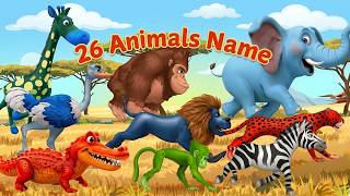 Animal Names for Kids | Learn Animals with ABC Dreamland 🐶🦁